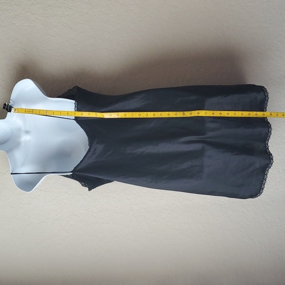 VTG Inner Most (Sears) 90’s Satin Polyester Black Nightie large 16/18 - Picture 5 of 7
